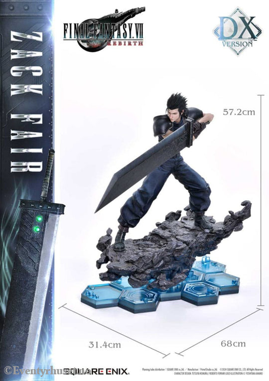 Final Fantasy VII Rebirth Statue 1/4 Zack Fair Deluxe Ver. 57 cm Collectibles