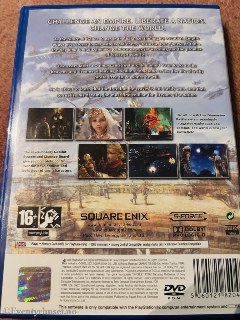 Final Fantasy XII. PS2.
