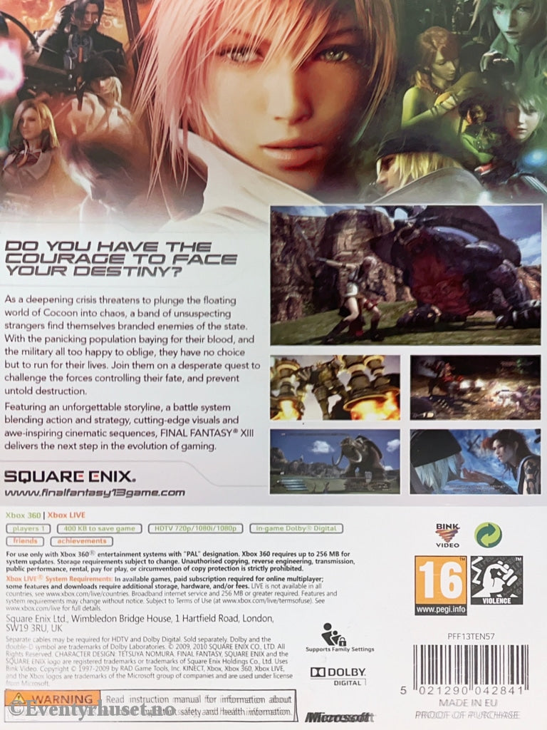 Final Fantasy Xii. Xbox 360.