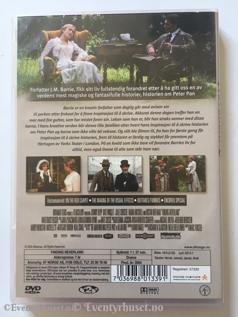 Finding Neverland. Dvd. Dvd