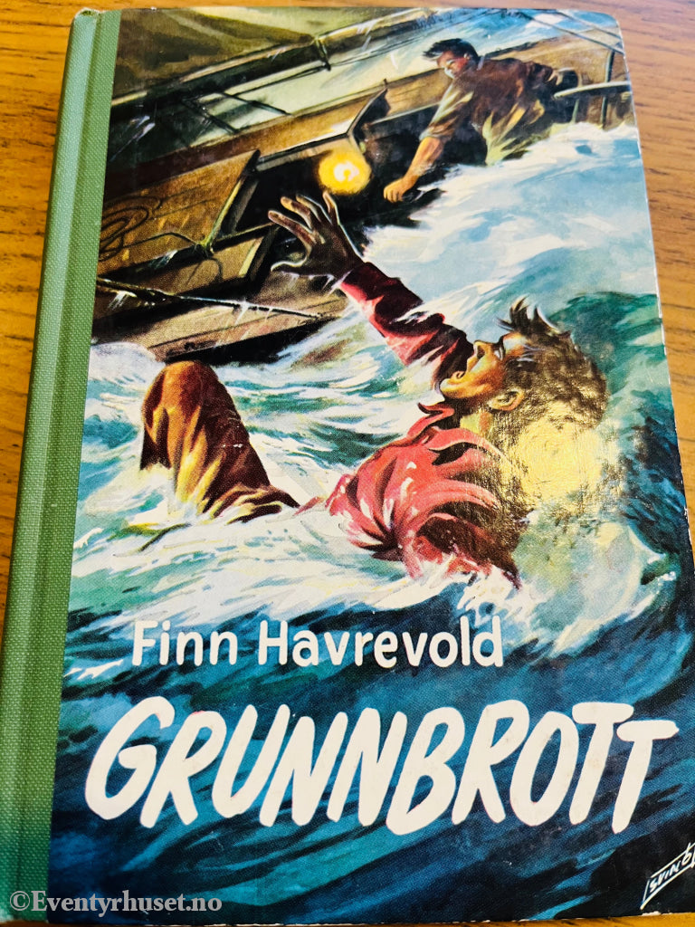 Finn Havrevold. 1955. Grunnbrott. Bok.