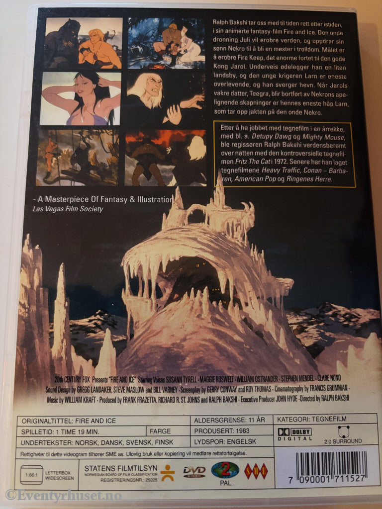 Fire and Ice. DVD.