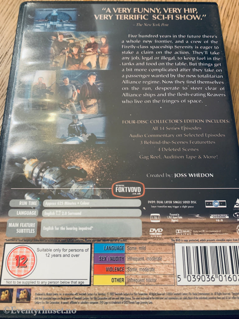 Firefly: The Complete Series. DVD samleboks.
