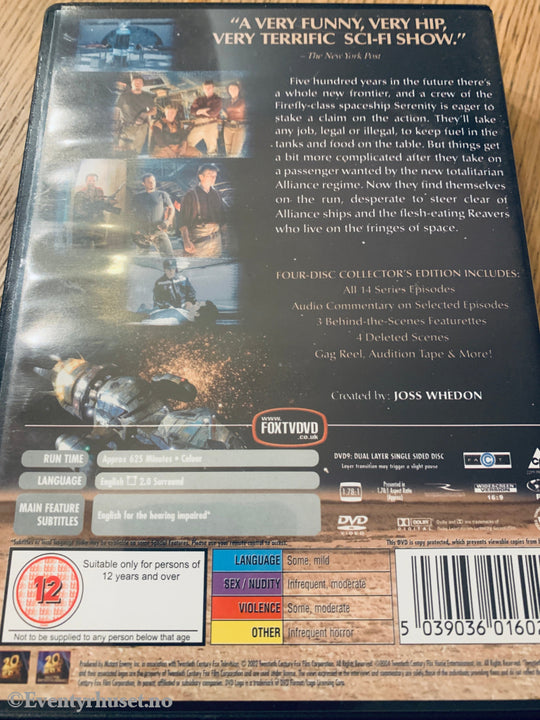 Firefly: The Complete Series. DVD samleboks.