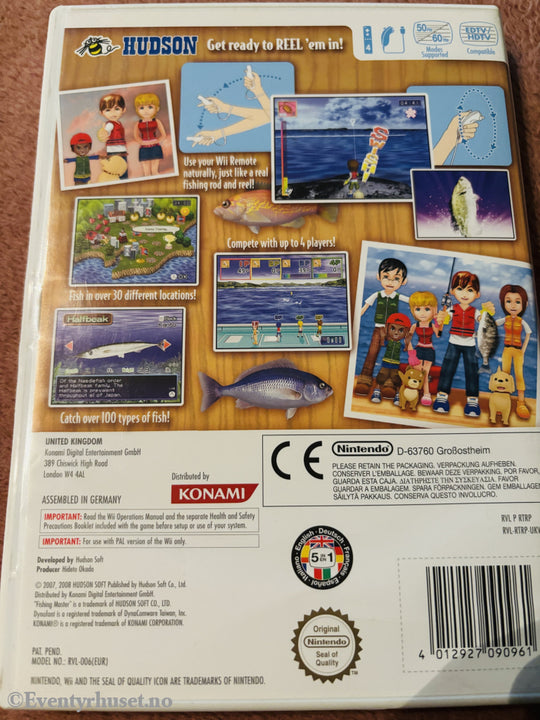 Fishing Master. Nintendo Wii.