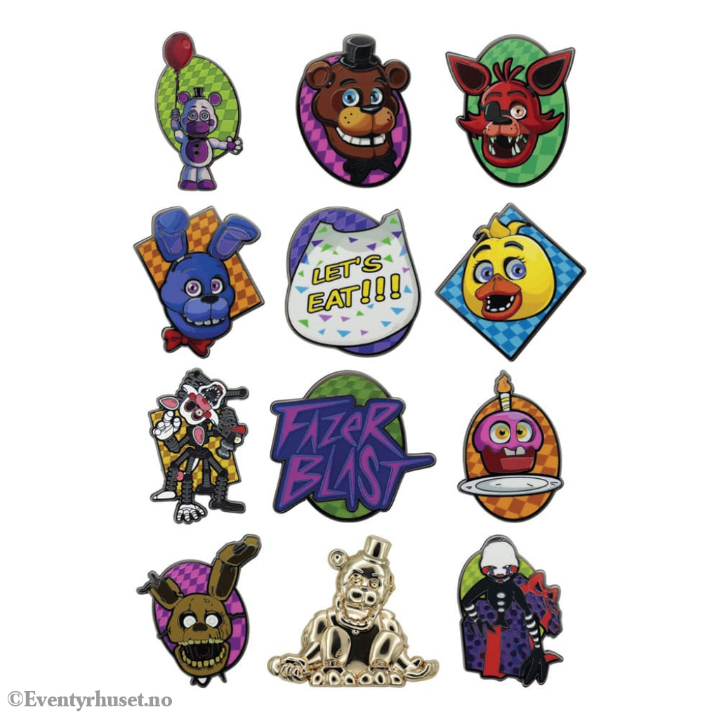 Five Nights at Freddy´s Pin Badge Display Mystery Pin Badge (12) Fashion & Accessories