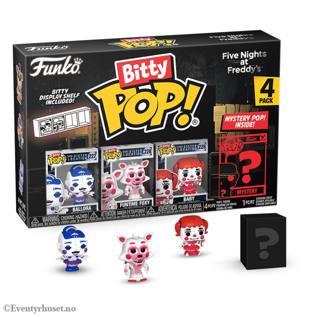 Five Nights at Freddy’s Bitty POP! Vinyl Figure 4-Pack Ballora 2,5 cm Collectibles