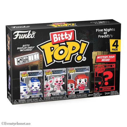 Five Nights at Freddy’s Bitty POP! Vinyl Figure 4-Pack Ballora 2,5 cm Collectibles