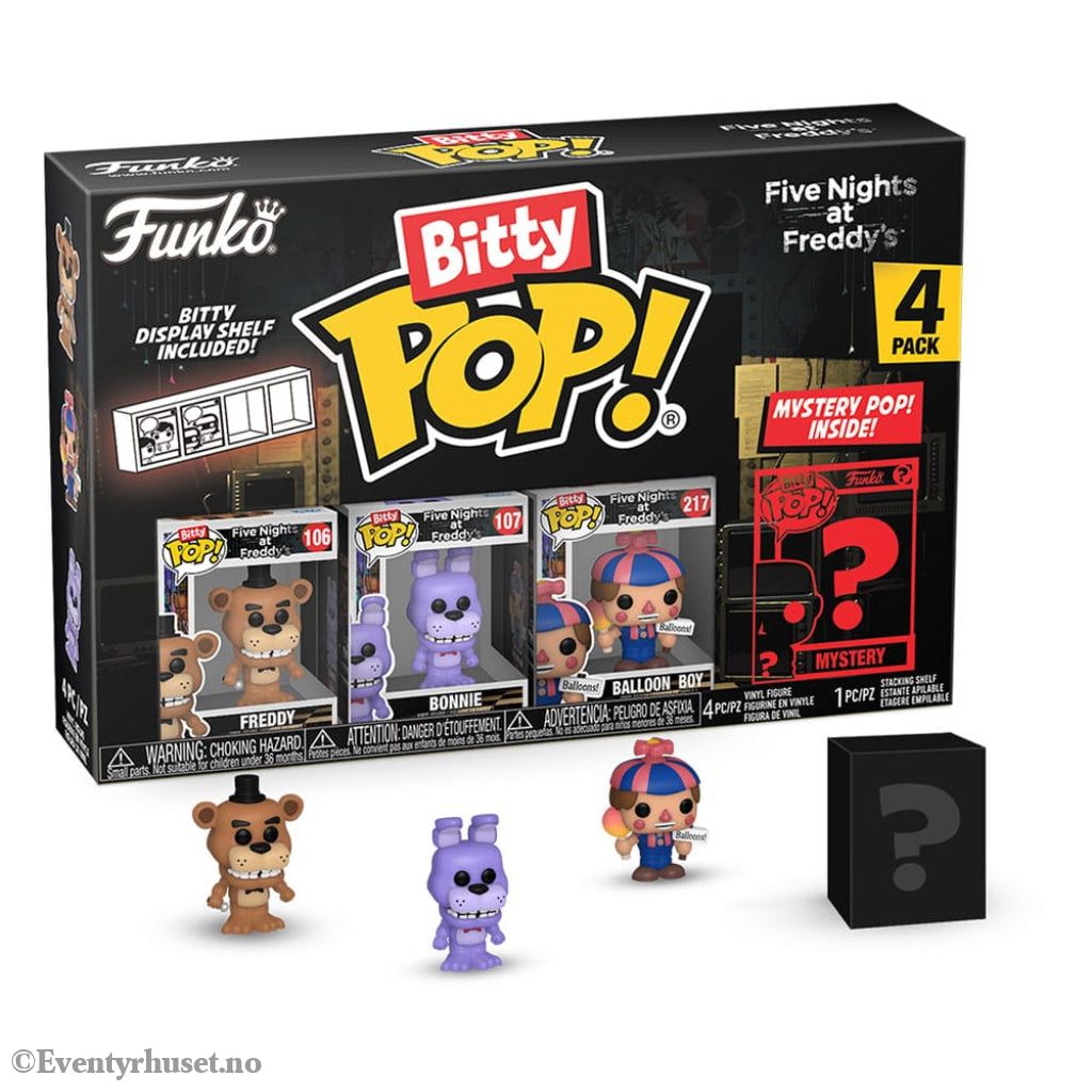 Five Nights at Freddy’s Bitty POP! Vinyl Figure 4-Pack Freddy 2,5 cm Collectibles