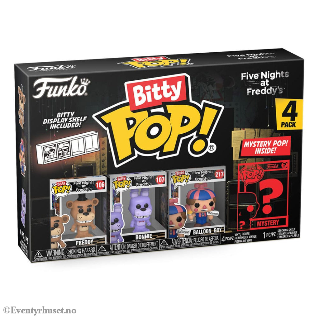 Five Nights at Freddy’s Bitty POP! Vinyl Figure 4-Pack Freddy 2,5 cm Collectibles