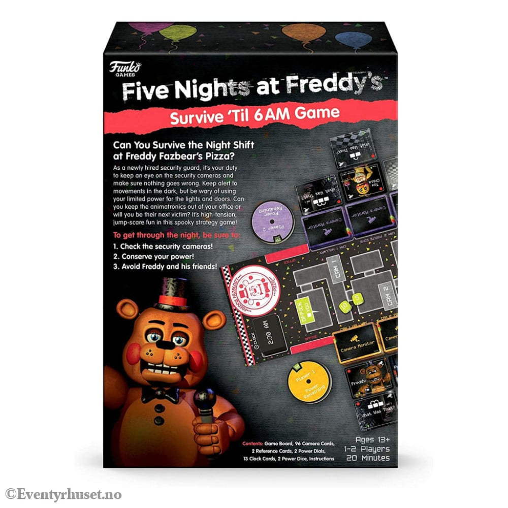 Five Nights at Freddy’s Board Game Survive ´Til 6am Games