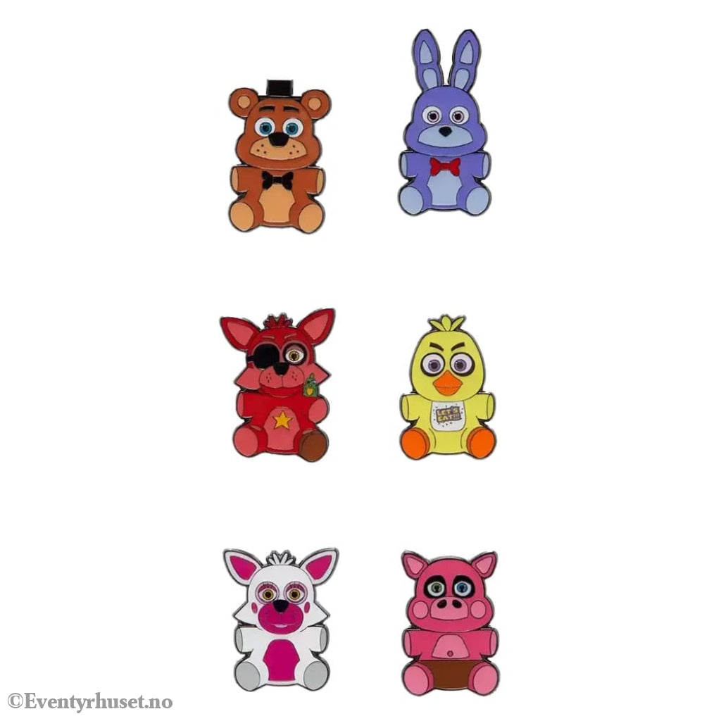 Five Nights at Freddy’s Loungefly Enamel Pins Blind Character Display (12) Fashion & Accessories
