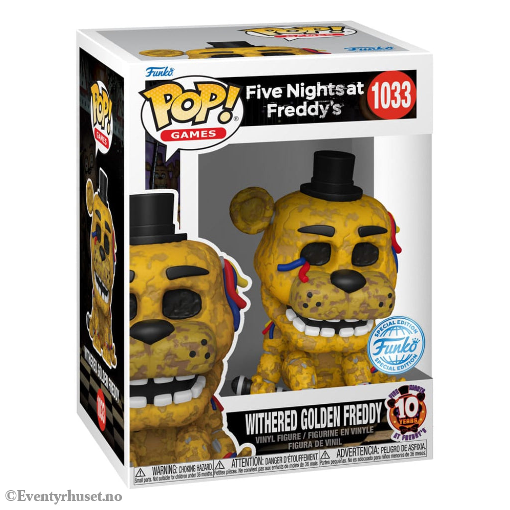 Five Nights at Freddy’s POP! Games Vinyl Figure Withered Gldn Frdy 9 cm Collectibles