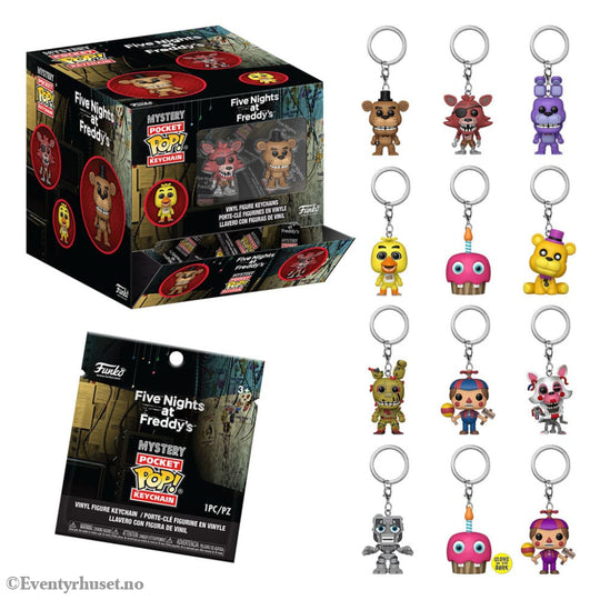 Five Nights at Freddy’s POP! Vinyl Keychains 4 cm Classic Display (12) Fashion & Accessories