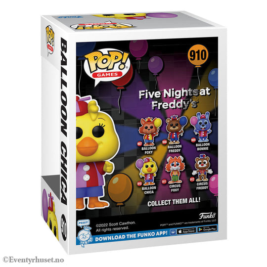 Five Nights at Freddy’s Security Breach POP! Games Vinyl Figure Balloon Chica 9 cm Collectibles