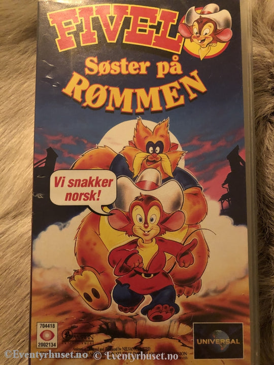 Fivel. Søster På Rømmen. 1992. Vhs. Vhs