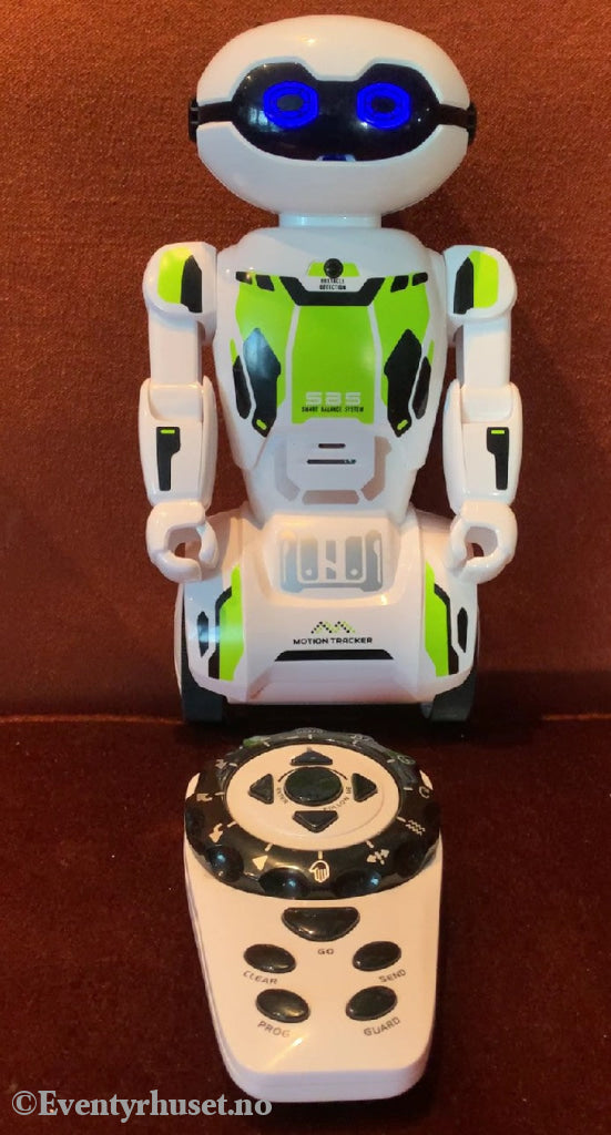 Fjernstyrt robot med programmeringsfunksjon.