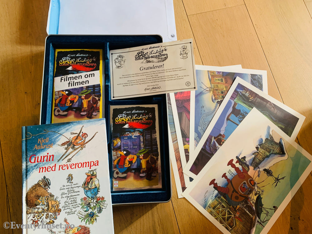 Flåklypa Grand Prix (Metallboks). 1975. VHS. Dorling Kindersley / Egmont Film