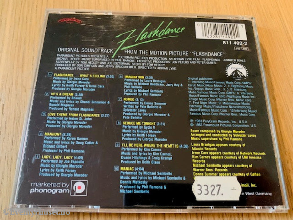 Flashdance - Soundtrack. 1983. Cd. Cd