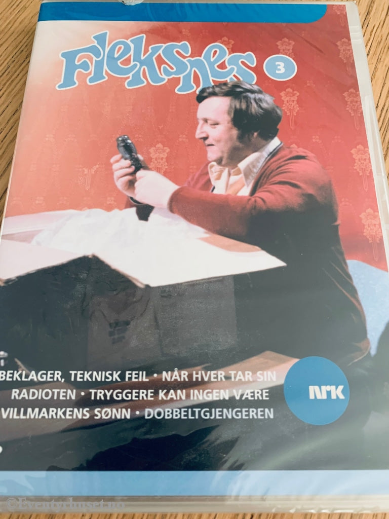 Fleksnes 3. Dvd. Ny I Plast! Dvd