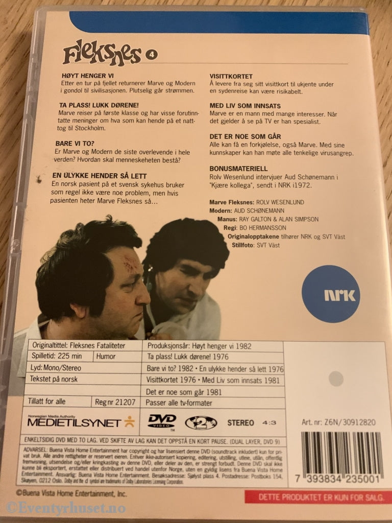 Fleksnes 4. Dvd. Dvd