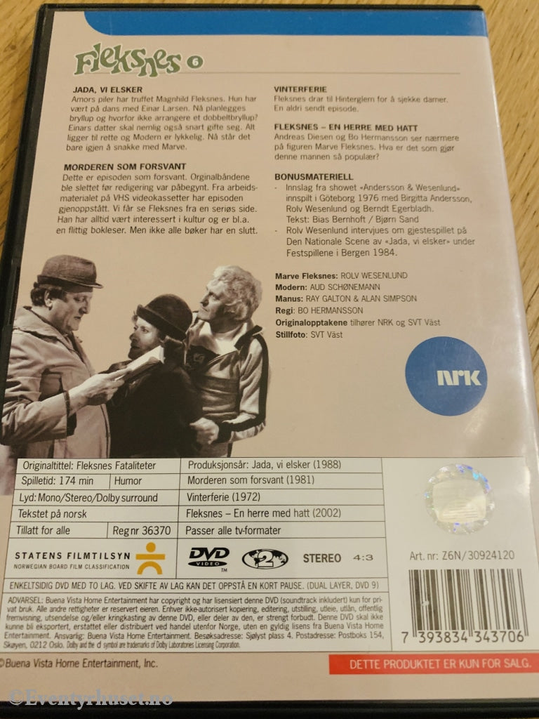 Fleksnes 6. Dvd. Dvd