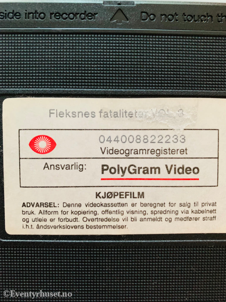 Fleksnes Fasiliteter. Vol. 3 (Nrk/Svt). Vhs. Vhs