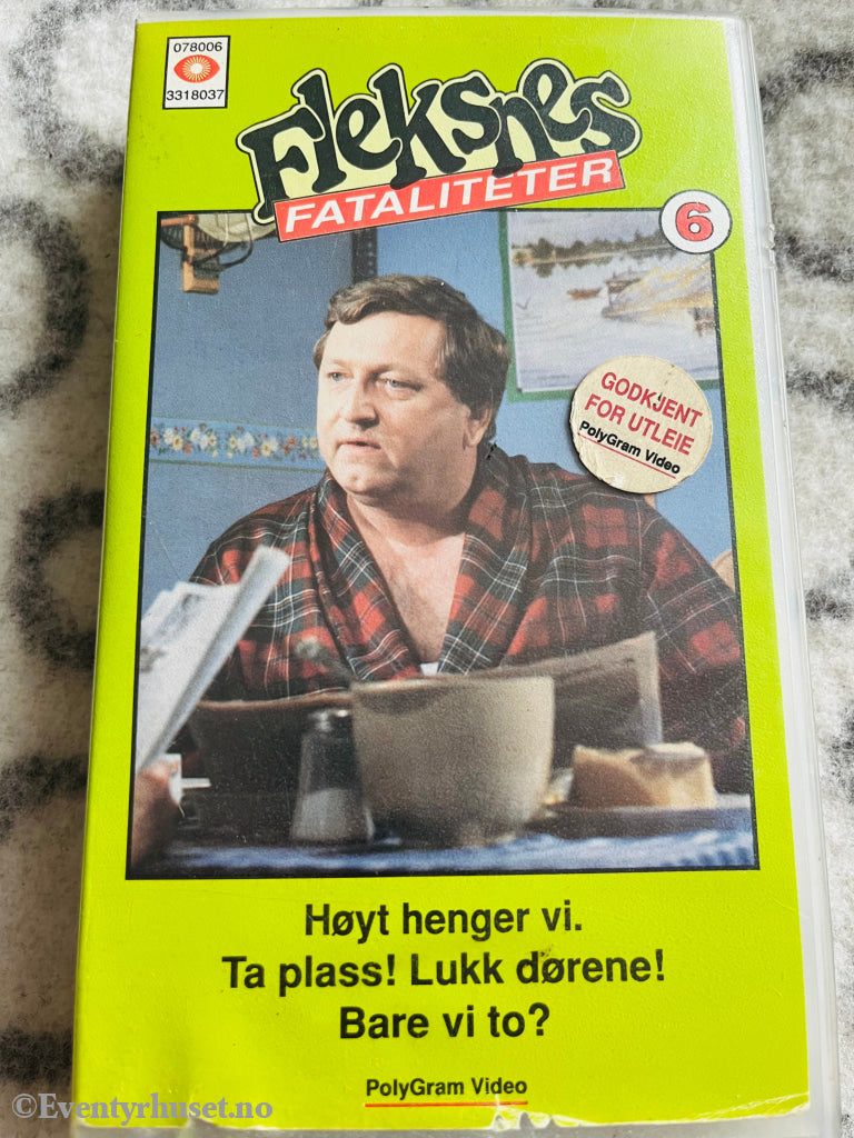 Fleksnes Fasiliteter. Vol. 6 (Nrk/Svt). Vhs Utleiefilm.