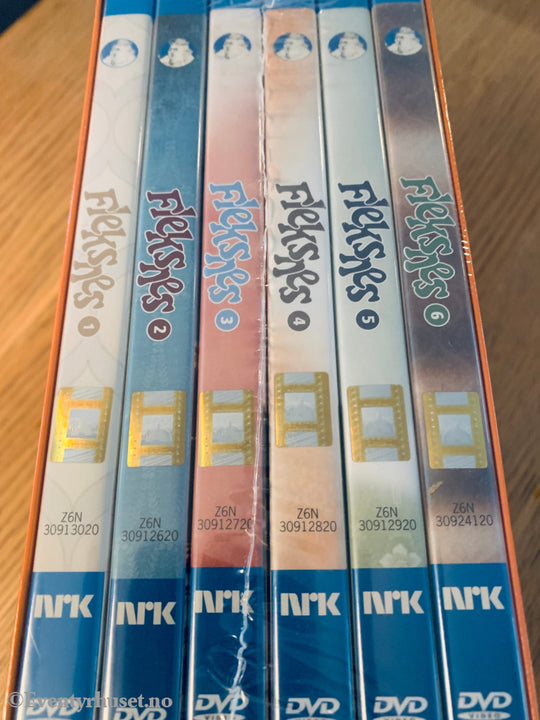 Fleksnes Fataliteter – Den komplette samlingen. 2008. DVD samleboks. Ny i plast!