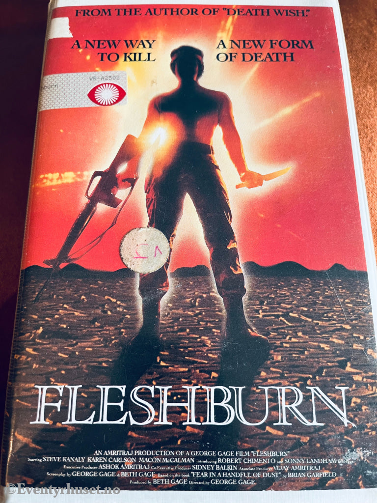 Fleshburn. 1984. Vhs Big Box. Box