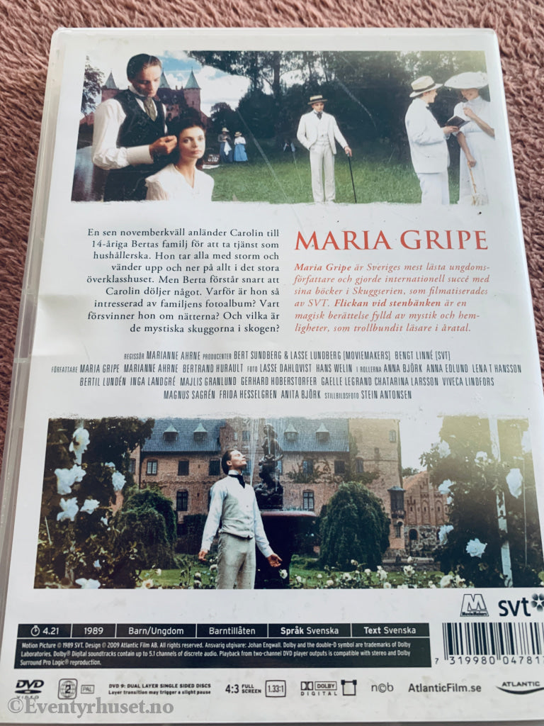 Flickan vid stenbänken (1989). DVD.