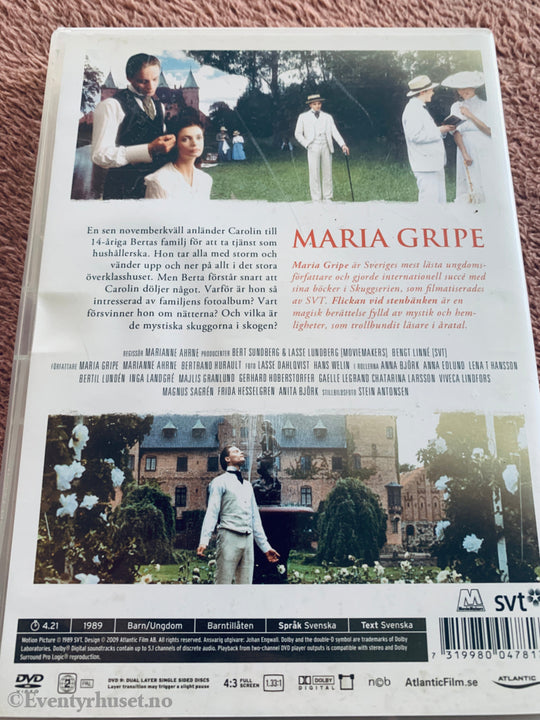 Flickan vid stenbänken (1989). DVD.