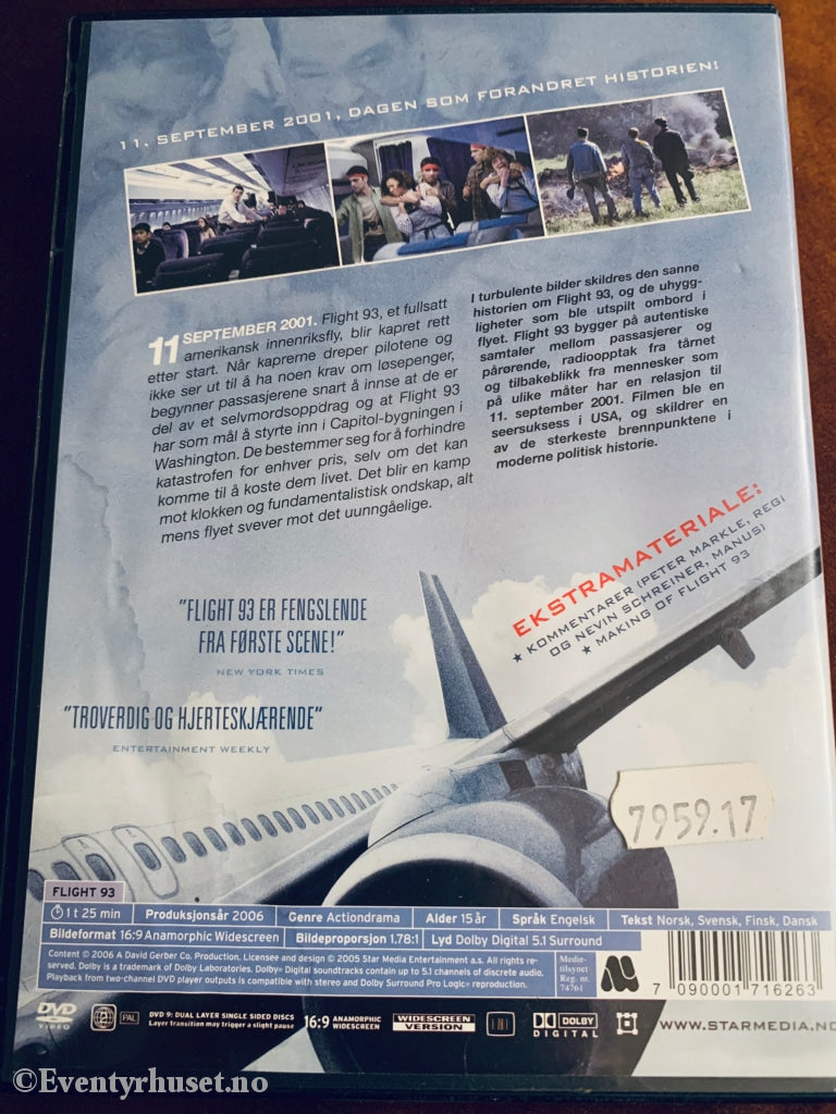 Flight 93. 2006. Dvd. Dvd
