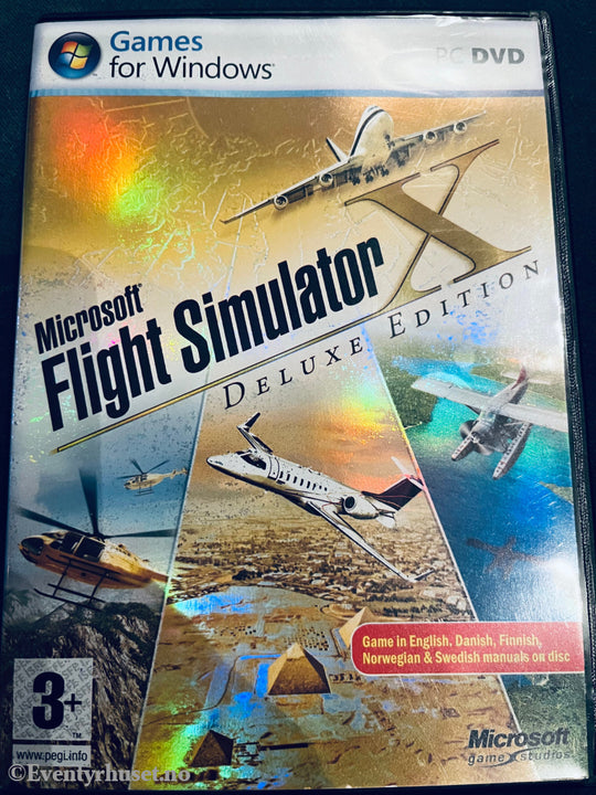 Flight Simulator Deluxe Edition. Pc-Spill. Pc Spill