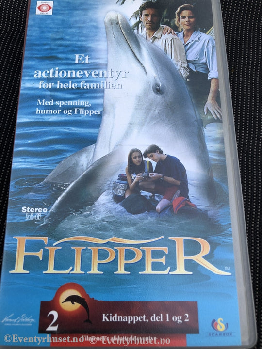 Flipper 2. Kidnappet Del 1 & 1995. Vhs. Vhs