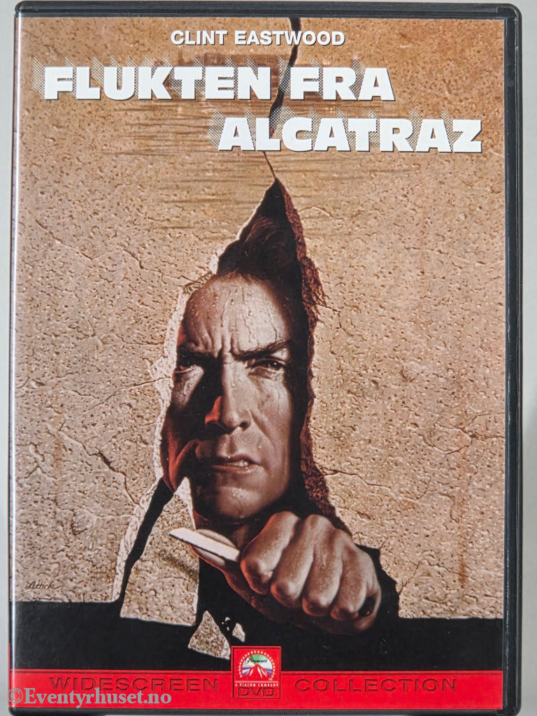 Flukten fra Alcatraz (1979). DVD. Egmont Film