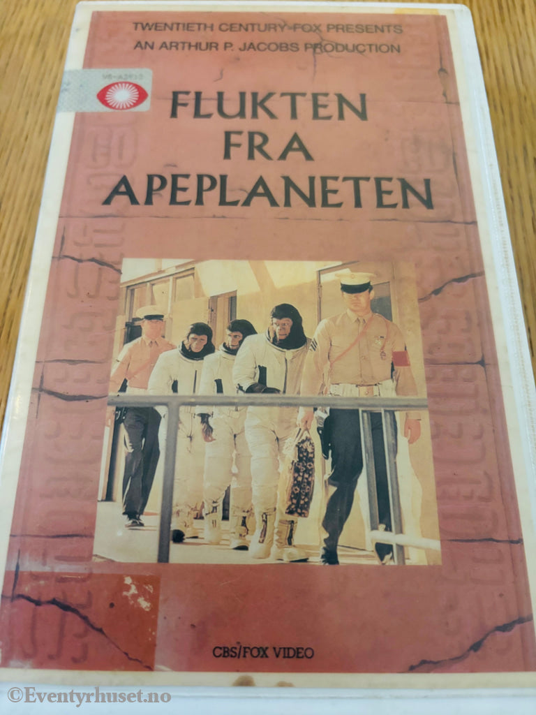 Flukten fra Apeplaneten. VHS Big Box.