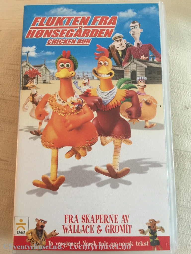 Flukten Fra Hønsegården. 2000. Vhs. Vhs