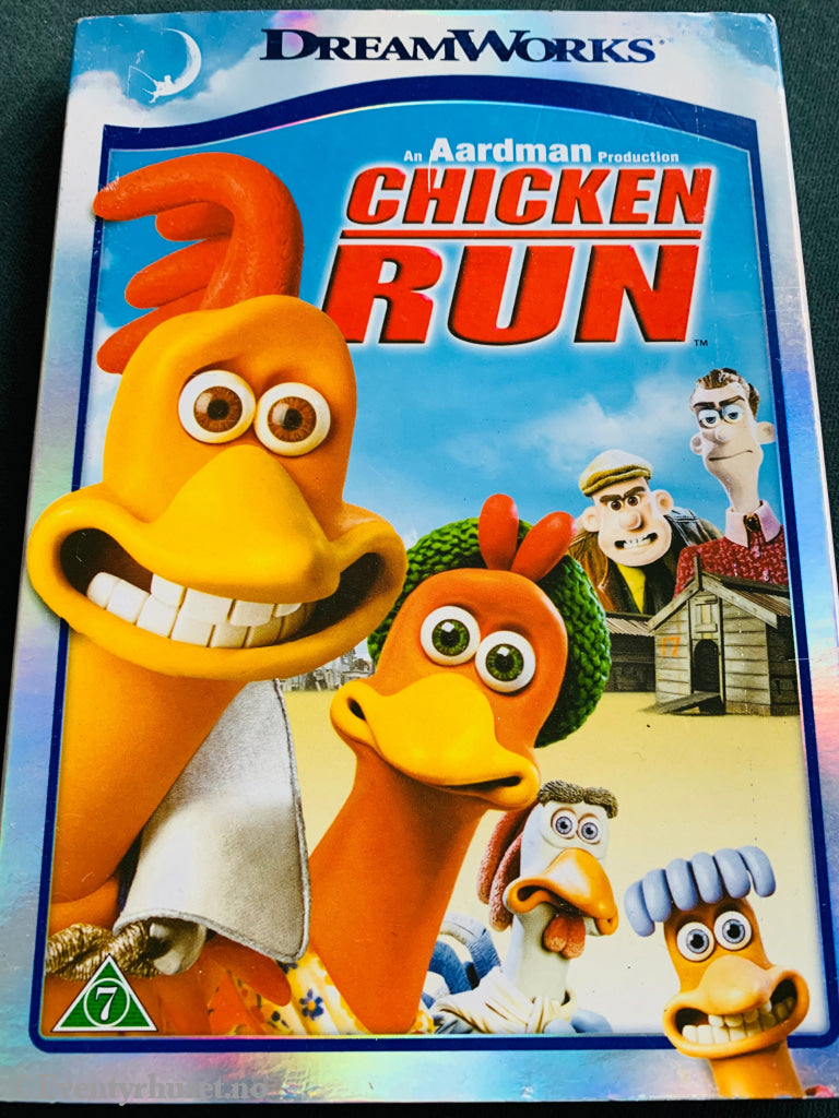 Flukten Fra Hønsegården (Chicken Run). 2001. Dvd Slipcase.