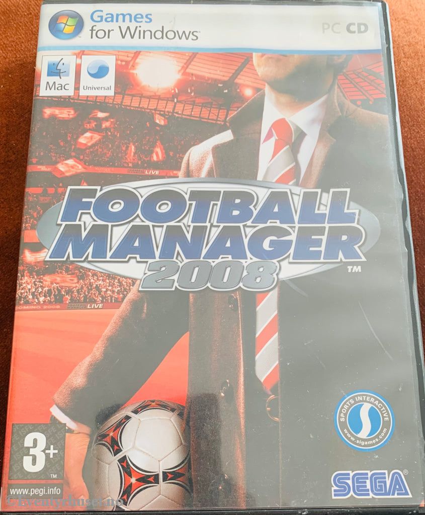 Football Manager 2008. Pc-Spill. Pc Spill