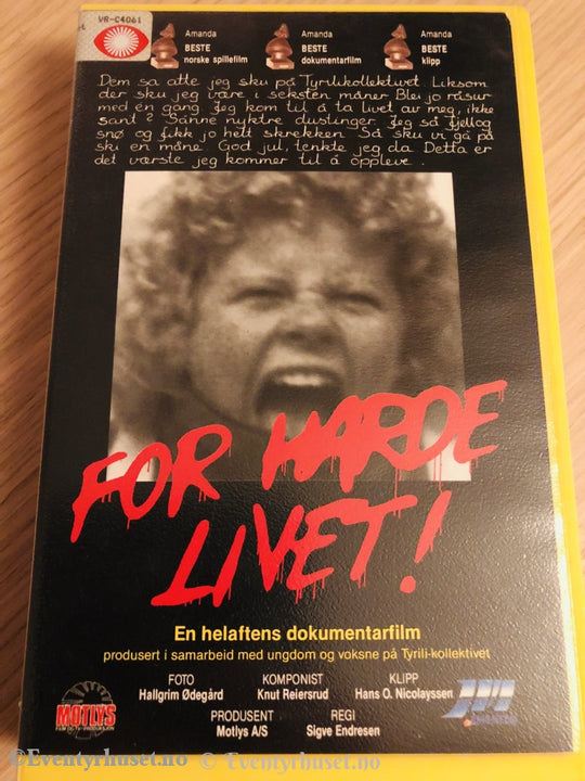 For Harde Livet. 1989. Vhs Big Box.