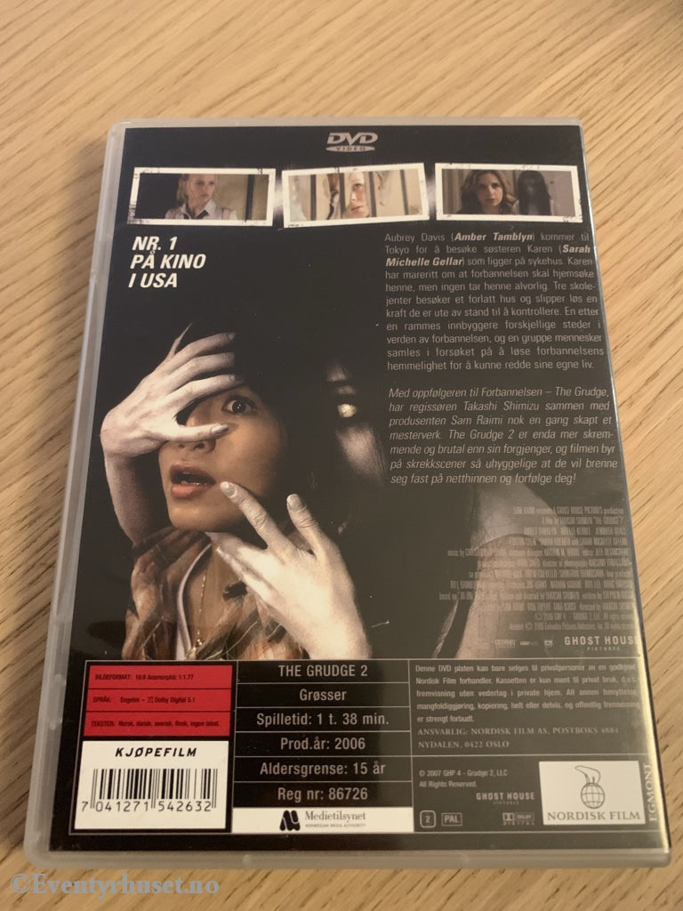 Forbannelsen 2 (The Grudge 2). 2006. Dvd. Dvd