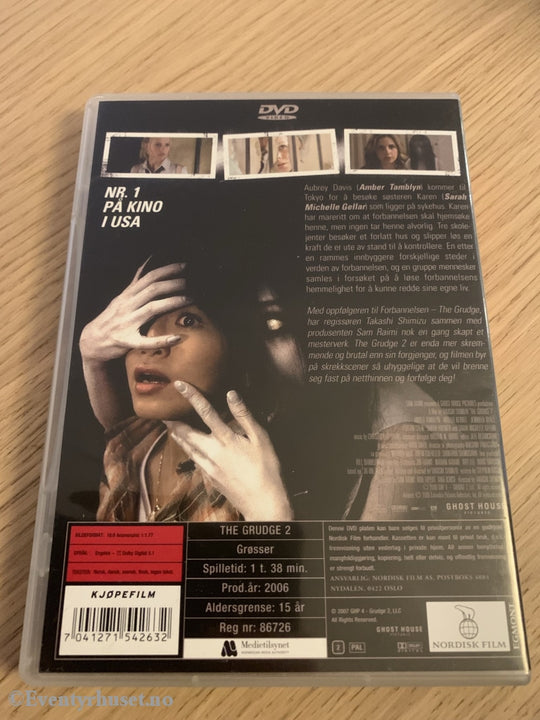 Forbannelsen 2 (The Grudge 2). 2006. Dvd. Dvd