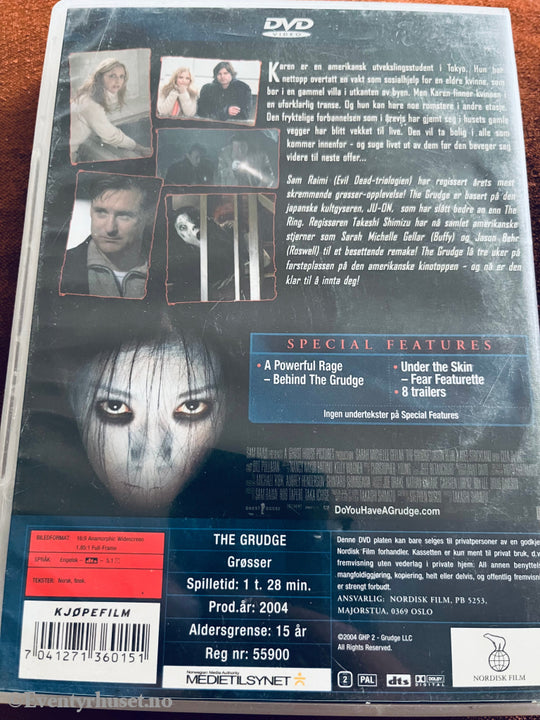 Forbannelsen - The Grudge. 2004. Dvd. Dvd