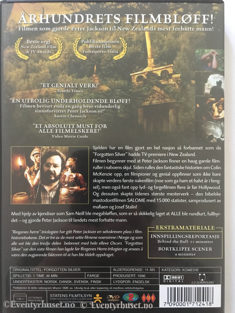 Forgotten Silver. Dvd. Dvd