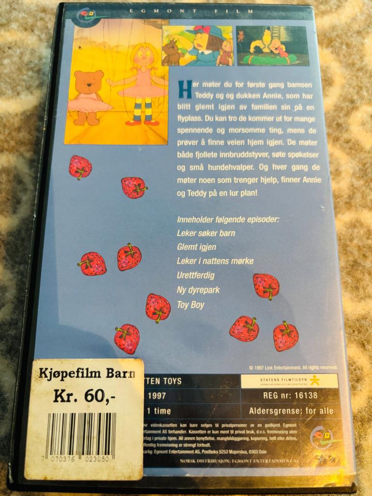 Forgotten Toys. Vol. 1. 1997. VHS. VHS