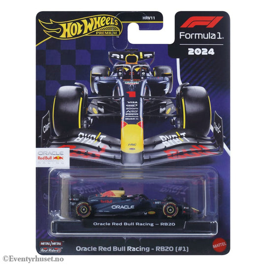 Formula 1 Hot Wheels Premium Diecast Vehicle 1/64 Oracle Red Bull Racing RB20 (#1) (Max Verstappen 2024) Collectibles