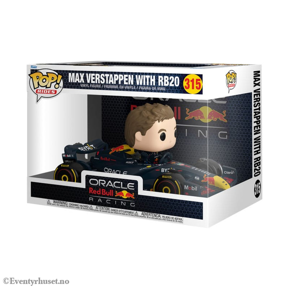 Formula 1 POP! Rides Super Deluxe Vinyl Figure RB- Verstappen w/RB20 15 cm Collectibles
