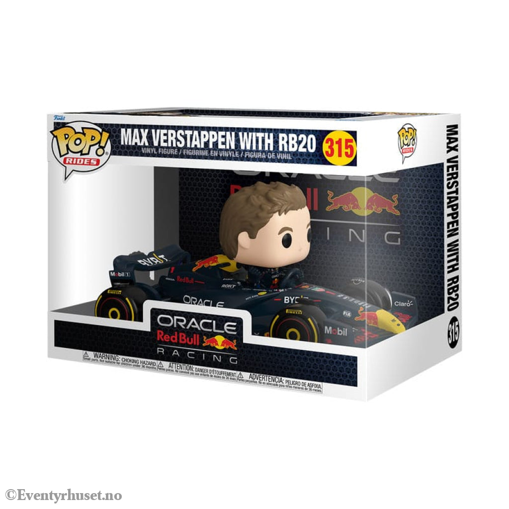 Formula 1 POP! Rides Super Deluxe Vinyl Figure RB- Verstappen w/RB20 15 cm Collectibles
