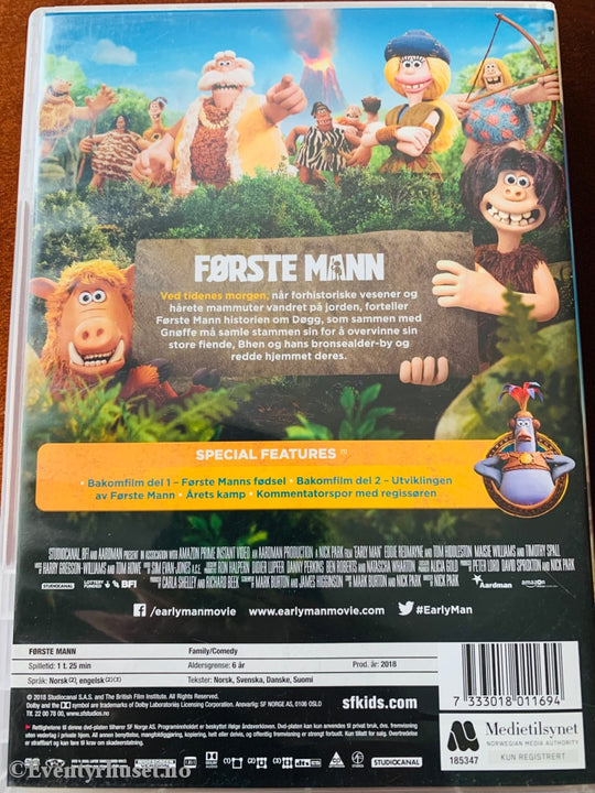 Første Mann. Dvd. Dvd